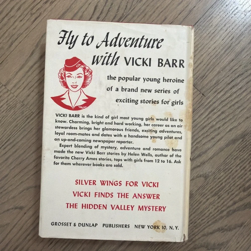 The Mark on the Mirror, Judy Bolton Myster, by Margaret Sutton HC/DJ 1942 Red